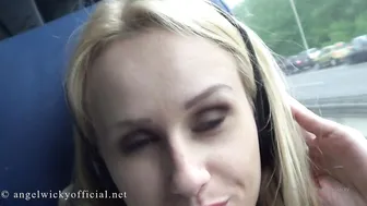 angelwicky 06 07 2019 8311653 Secretly teasing from bus