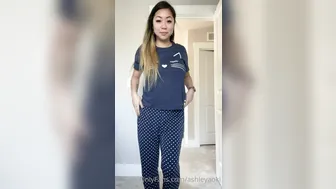 ashleyaoki 15 08 2020 99091510 stripteasing out of 3 pajama sets which one is your fav
