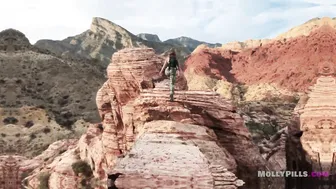 Molly Pills _Big Butt Amateur POV Hiking Caught Public Fucking