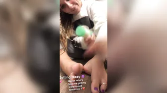 cosmicstarlight 30 09 2019 11545613 Getting ready for my feet to get laid tomorrow may