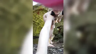 lucymuse Lucy having fun by the water....