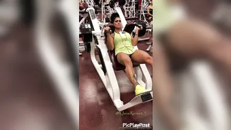 queenkarma69 First workout video up. Major leg workout. Lots of weight lots of
