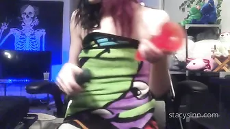 stacysinn My first DP video I ve done in a while watch me fuck myself in not  4.42.8352