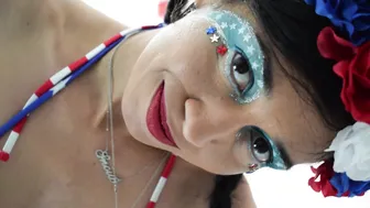 Aspen Snow sexy slut exhausting the cap with masturbation