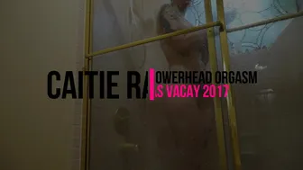Caitie Rage My 1st Showerhead Orgasm- Vegas 2017 ManyVids
