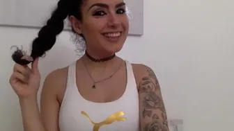 crystalcandy69 dildo fun in gym leggings ManyVids