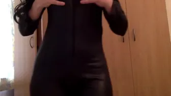 crystalcandy69 latex body suit ManyVids