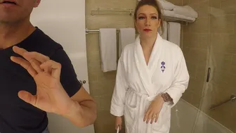 ava_austen 15 10 2018 Teasing his thick cock w