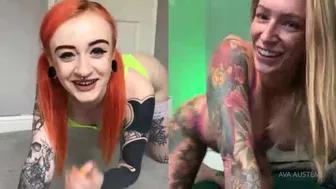 ava_austen 05 04.2020  9 Nasty Skype call with my girl azura_alii She gaped her