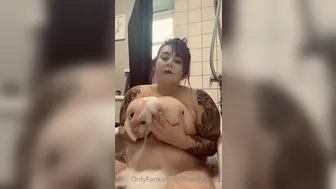 violetvixen22 21 10 2020 5 Cleaning my whole body with bubbles