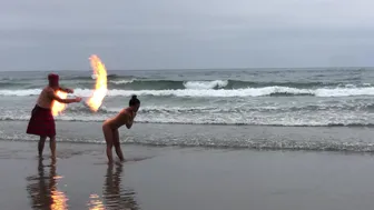 kazumisquirts 01 08 2020 89255547 Went to the beach with ellevoneva and saw her get fl