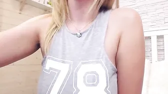 wild_roxxxy  Pulled her panties and stood in front of the camera