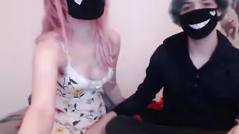 nsfwcontent  Rubs her Clit while Toying her Pussy