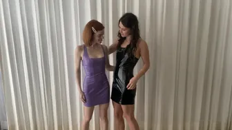 SecretLittle onlyfans 20 05 09 16200645 Girl Girl Latex Tease feat. Wren Rhubarbatinysuccubus Love that shiny .. 1920x1080