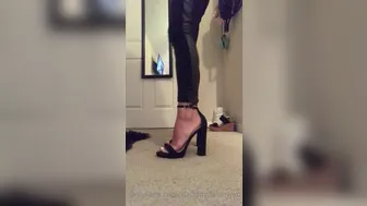 Daddy Destiny onlyfans heels  removal