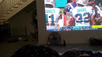 Aidra Fox aka Zac Wild onlyfans 19 09 17 6997021 Daddy was watching the game... kitty still wanted playtime 1280x720