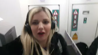 ManyVids.com  Bad Dolly Exploding with Piss on the Train