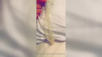 Mistress Karina onlyfans (2020 06 15) Which cuckie wants to drink up my mans cum