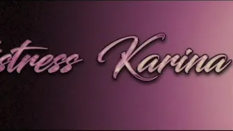 Mistress Karina onlyfans (2018 07 08) Loser licking My boots clean (14min clip)