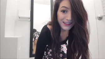 JustViolet _060 - Public Changing Room Buttplug & Dildo