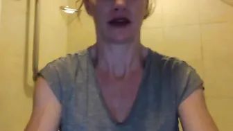 christineash  Wet Pussy solo show