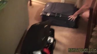 alexisgoldenxxx  amazing female caresses shaved pussy