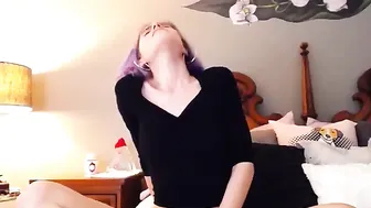 evarosse  Caresses her wet panties in front of the camera