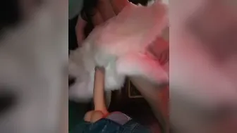 1Kafeta ласкает свою мокрую пилотку