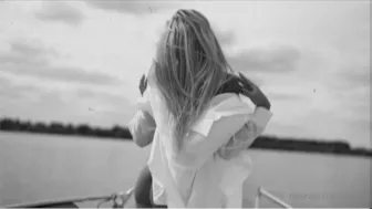 Juju Brais, Julia Abrams,  Girl in stockings shows juicy ass