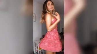 Bambiistired onlyfans Cute babe strips down to her panties