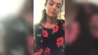 Amira Brie, Princess Amira B, brieamira Cute confused undresses and squeezes boobs