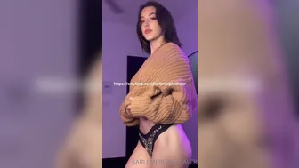 Karli Mergenthaler, karlimergenthaler Graceful curvy fucks pussy with a strap-on