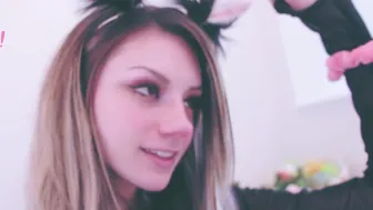 Blanc Noir, blancnoir, miss noir xx, izzy xx Perfect chick shows elastic buttocks