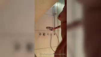 Hanna Miller onlyfans Experienced slut caresses shaved cunt