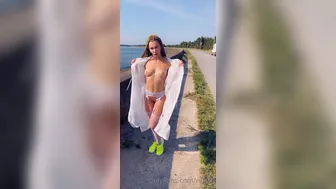 Reislin onlyfans Shy young lady caresses intimate places