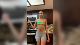 5ce98f16f055c Naughty brunette fucks with a dildo