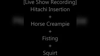 JeriLynn - Hitachi Insertion + Creampie + Fisting
