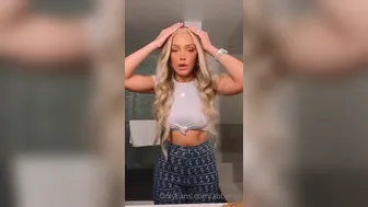 Abby Rao aka abbyrao  onlyfans Black-haired bitch demonstrates underwear