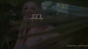 Kaylen aka kaybaby1  onlyfans  scrawny girl plays with a big black wet pink hole