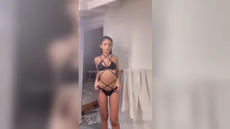 Jasminx  onlyfans  scrawny web model plays with an adult toy