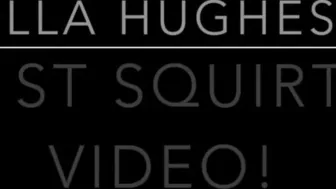 Ella Hughes aka ellahughesxxx  onlyfans juicy babe creases her tits