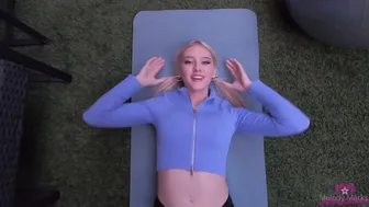 Melody Marks  onlyfans  scrawny cam babe masturbates with a giant toy