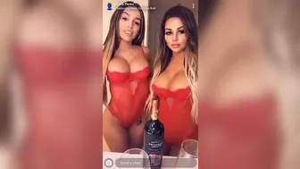 Lyna Perez aka lynarita  onlyfans girl nipple flirts in chat