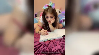 Abrie Baby aka abriebaby onlyfans glamor babe with tattoos treats dildo