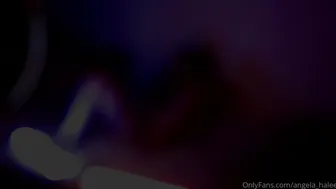 Angela Halee aka angela_halee onlyfans babe in stockings fucking in her pussy