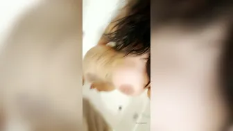 Tara Caballero aka taracaballero onlyfans record babe sucks dick and gets cum in mouth