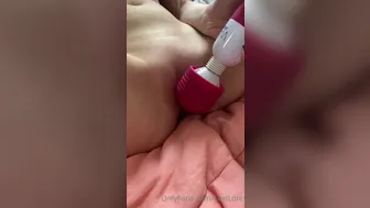 Lexi Lore aka lexilore onlyfans tender blonde squeezes boobs