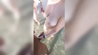 carressing her bulls tool infront of the hubby