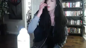 kristennn  Horny strumpet uncovering and stimulating her wholes