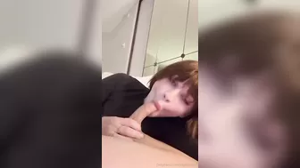 Tayler Hills Onlyfans 26-Feb-2025 greedily sucking a friend's dick